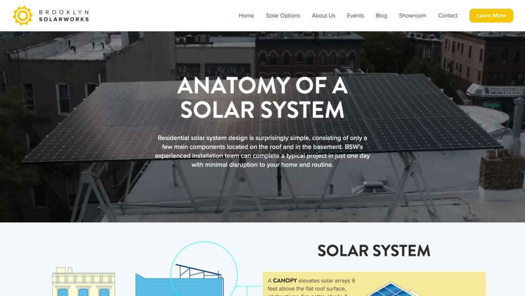 brooklyn solarworks tablet brooklyn web design bushwick design
