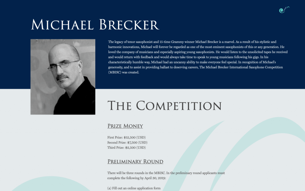 michael brecker desktop brooklyn web design bushwick design