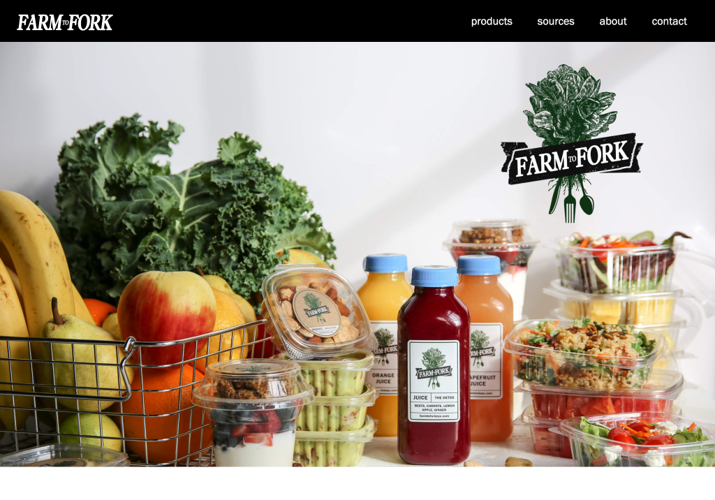 farm to fork laptop brooklyn web design bushwick design
